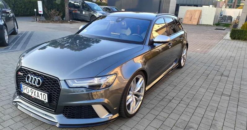 pomorskie Audi RS6 cena 255000 przebieg: 163000, rok produkcji 2016 z Poznań